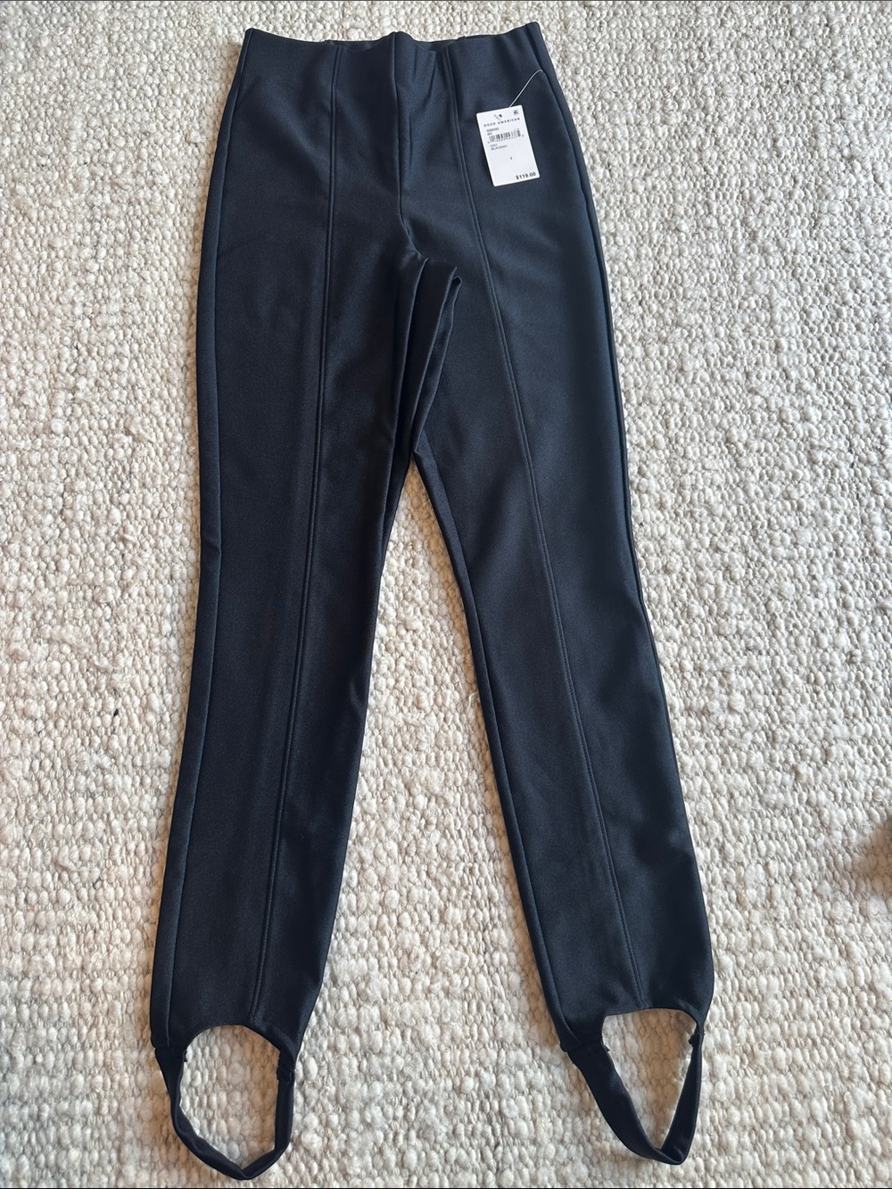 Good American Black Stirrup Leggings